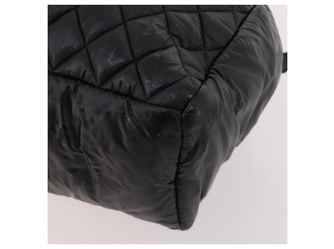 Cocoon Bolso de mano CHANEL Nylon Negro Plata CC - vista 15