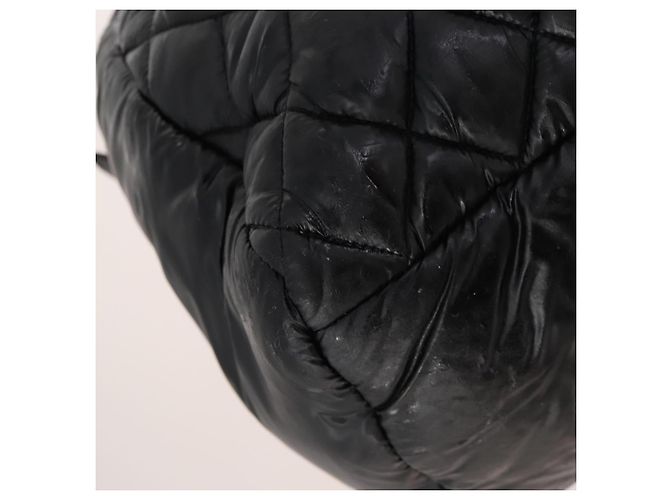 Cocoon Bolso de mano CHANEL Nylon Negro Plata CC - vista 16