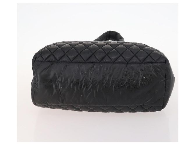 Cocoon Bolso de mano CHANEL Nylon Negro Plata CC - vista 5