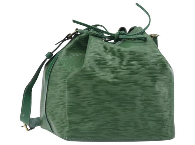 Borsa a tracolla LOUIS VUITTON Epi Petit Noe Green M44104 LV - vista 26