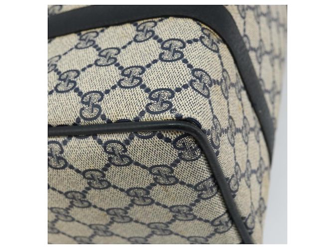 Borsa Boston GUCCI GG Supreme Sherry Line PVC Navy Gold Red 111 02 006 - vista 17