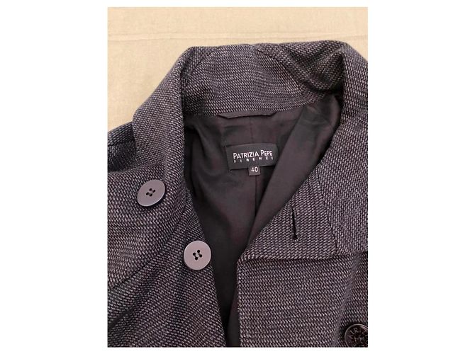 Patrizia Pepe Grey Short Coat - view 5