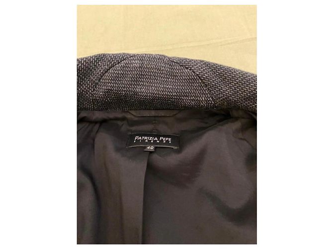 Patrizia Pepe Grey Short Coat - view 8