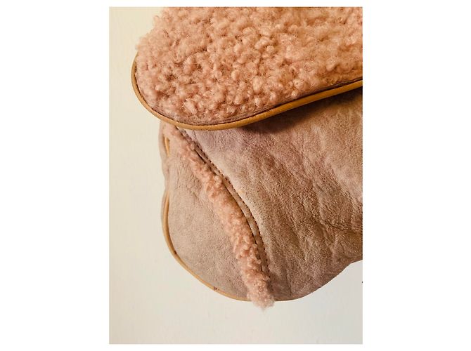 Dior Saddle Tasche aus Leder und Shearling - Ansicht 12