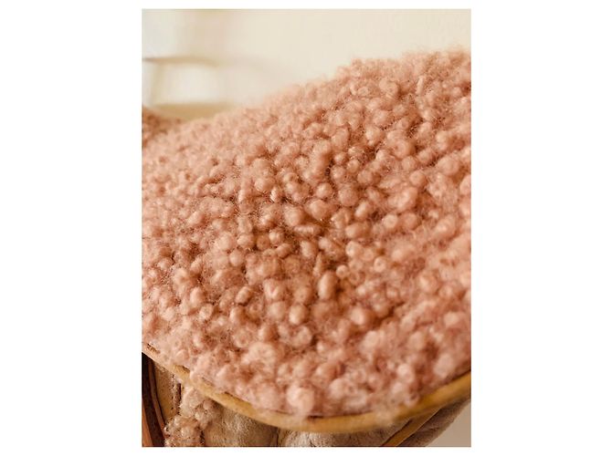 Dior Saddle Tasche aus Leder und Shearling - Ansicht 6