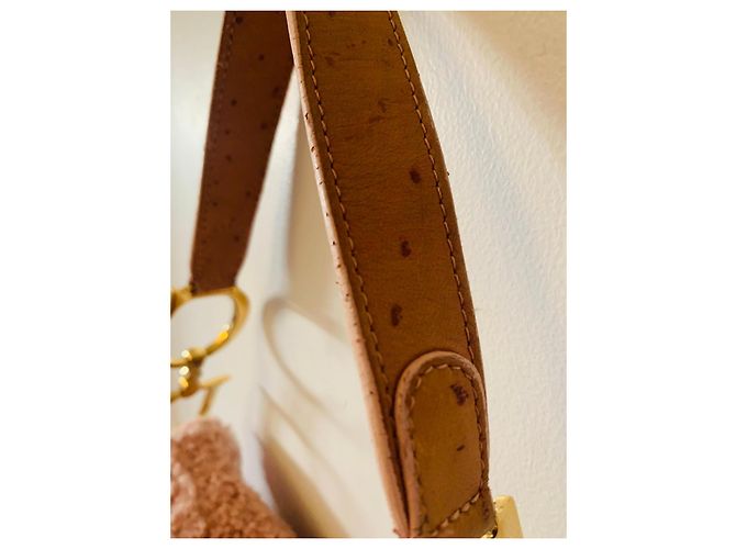 Dior Saddle Tasche aus Leder und Shearling - Ansicht 8