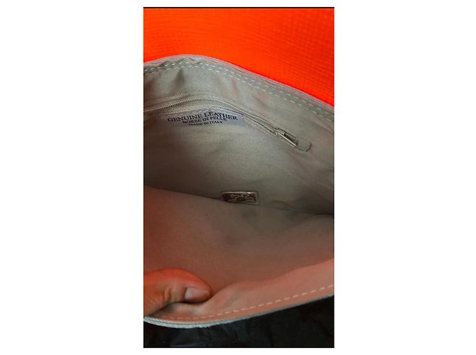 Sonia Rykiel Pochette in pelle arancione - vista 3