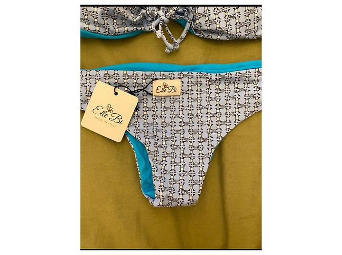 Autre Marque Bikini Elle Bi estampado geométrico - vista 3