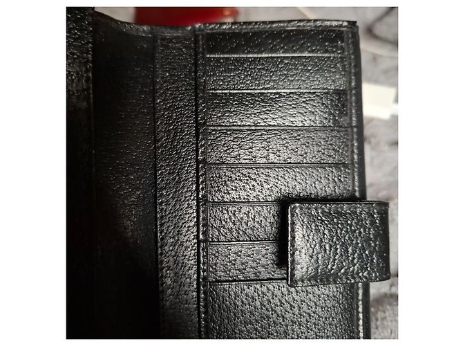 Portafoglio Gucci in pelle nera - vista 10