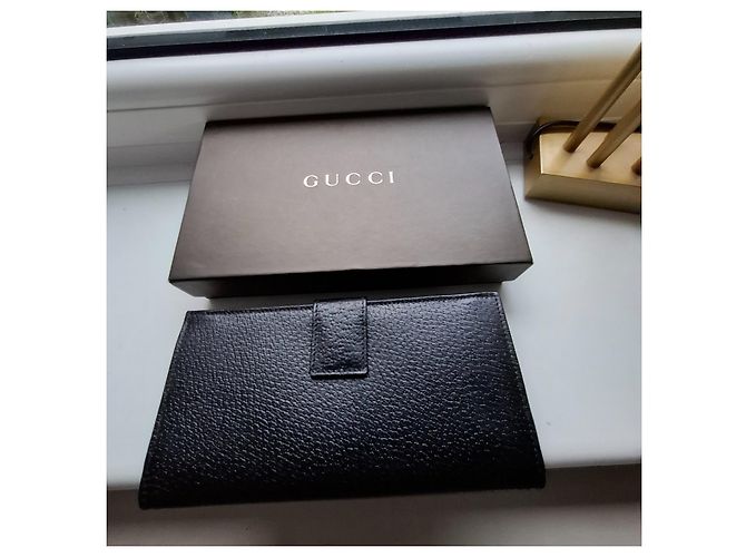 Portafoglio Gucci in pelle nera - vista 17