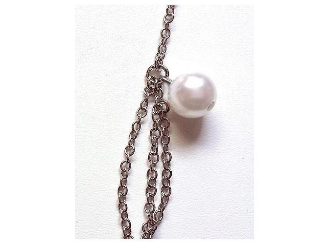 Collar Dior de tres vueltas con perlas - vista 3