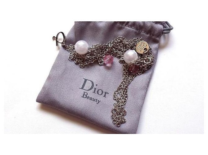 Collar Dior de tres vueltas con perlas - vista 4