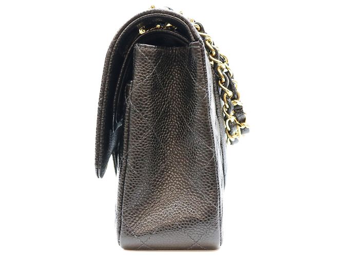 Timeless Borsa a tracolla Chanel in pelle caviar nera matelassé - vista 2