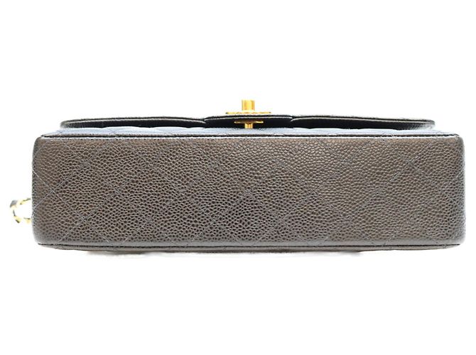 Timeless Borsa a tracolla Chanel in pelle caviar nera matelassé - vista 5
