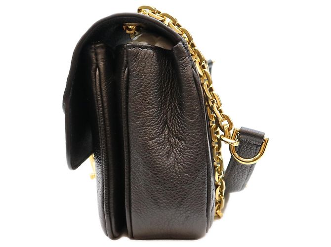 Bolso de hombro con cadena Louis Vuitton Monogram Empreinte Noir Marceau - vista 2