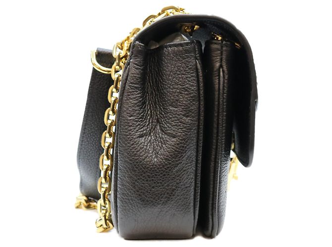 Bolso de hombro con cadena Louis Vuitton Monogram Empreinte Noir Marceau - vista 4
