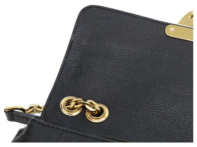 Bolso de hombro con cadena Louis Vuitton Monogram Empreinte Noir Marceau - vista 8