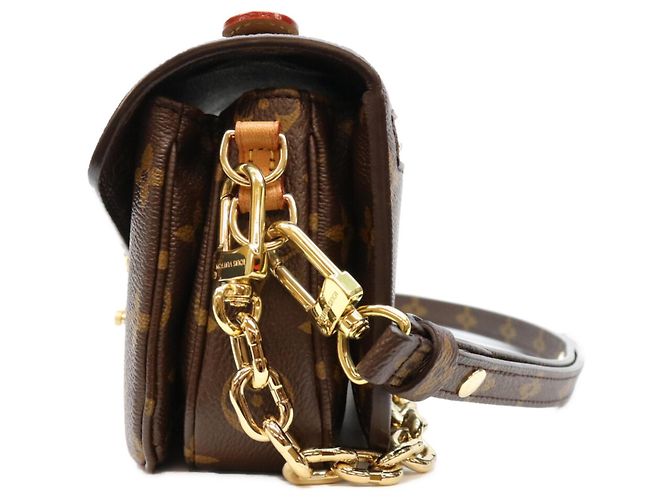 Bolsa de Ombro Louis Vuitton Monogram Pochette Metis EW - vista 2