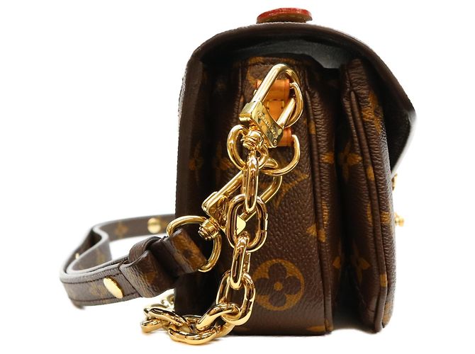 Bolsa de Ombro Louis Vuitton Monogram Pochette Metis EW - vista 4