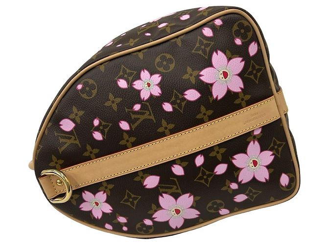 Louis Vuitton Keepall Bandoulière 45 Monogram Cherry Blossom Shoulder Bag - vista 5