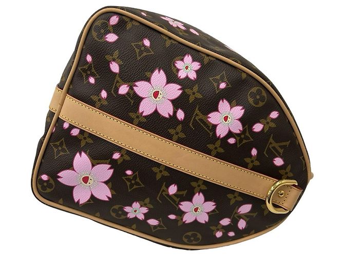 Louis Vuitton Keepall Bandoulière 45 Monogram Cherry Blossom Shoulder Bag - vista 6