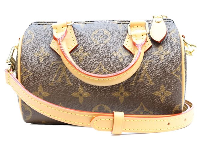 Bolsa Louis Vuitton Monogram Nano Speedy Boston - vista 3