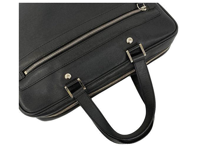 Sac d'affaires Louis Vuitton Igor en cuir Taiga - vue 4