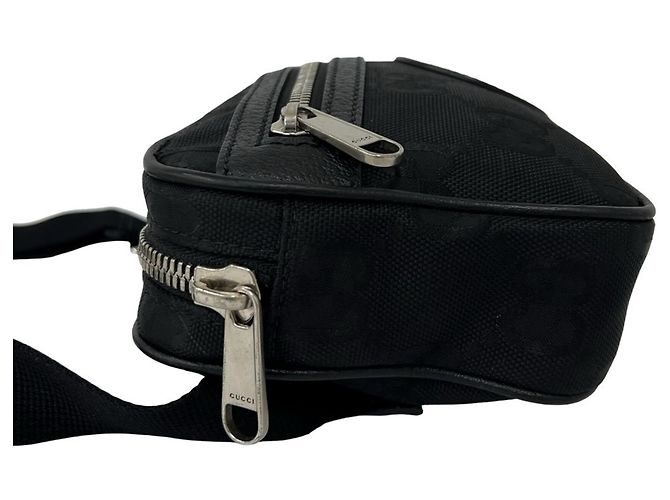 Borsa a tracolla GUCCI Off the Grid in nylon e pelle con logo GG - vista 5