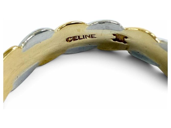 Céline Bague Celine Vintage 750 PT900 Macadam - vue 5