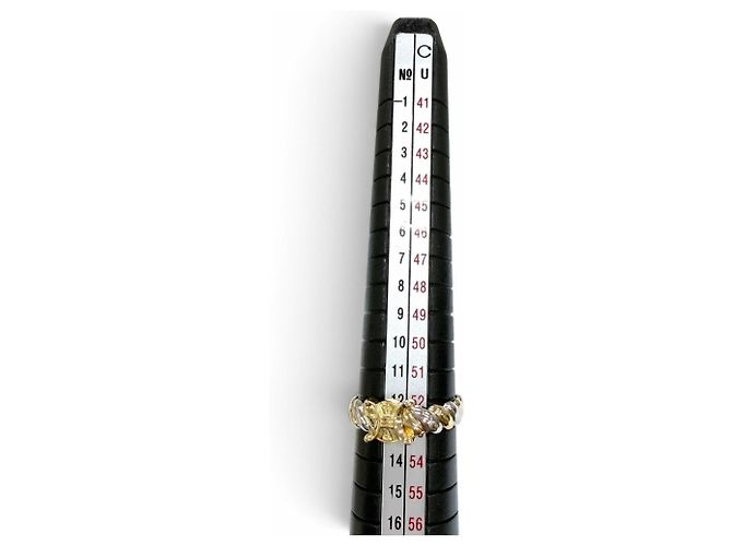 Céline Bague Celine Vintage 750 PT900 Macadam - vue 7