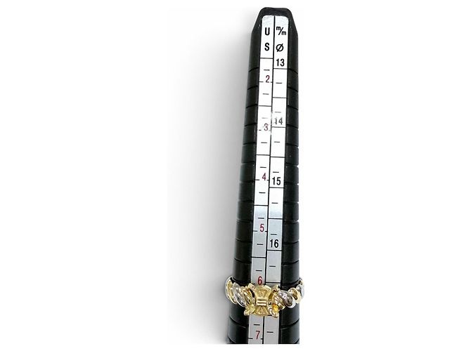 Céline Bague Celine Vintage 750 PT900 Macadam - vue 8