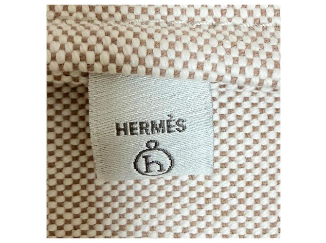Hermès Borsa Tote Hermes Petit H So Canvas Leather - vista 10