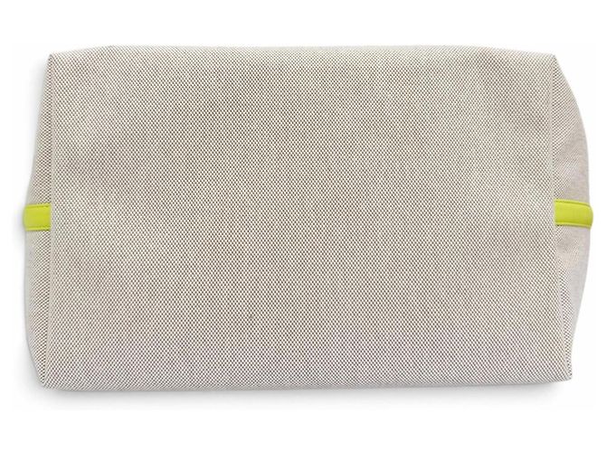 Hermès Borsa Tote Hermes Petit H So Canvas Leather - vista 5