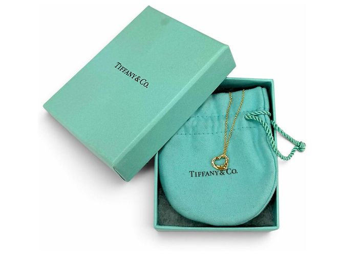 Autre Marque Collana con pendente Open Heart Elsa Peretti di Tiffany - vista 2