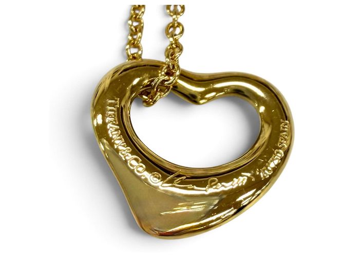 Autre Marque Collana con pendente Open Heart Elsa Peretti di Tiffany - vista 4