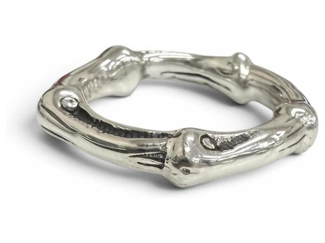 Autre Marque Anello a fascia in argento Vintage Bamboo di Tiffany & Co. - vista 2