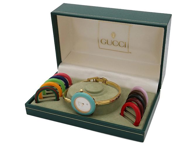 Relógio de pulso a quartzo para mulher Gucci Modelo 100-L - vista 10