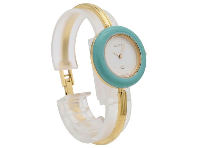 Relógio de pulso a quartzo para mulher Gucci Modelo 100-L - vista 4