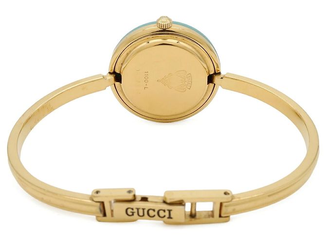 Relógio de pulso a quartzo para mulher Gucci Modelo 100-L - vista 7