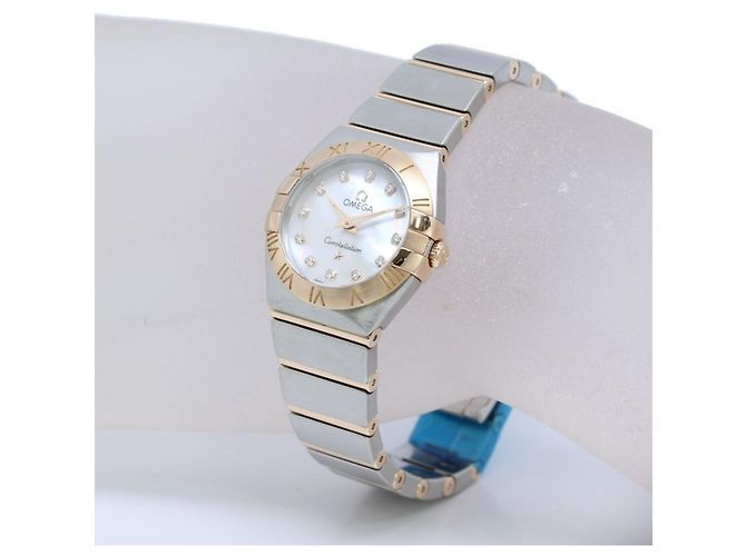 Orologio da polso donna OMEGA Constellation Brushed 12P Diamond - vista 7