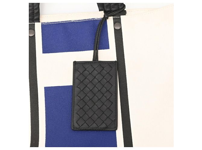 Bottega Veneta Wendbare Canvas Tote Schultertasche - Ansicht 13