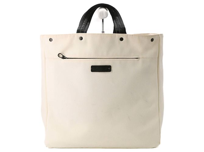 Bottega Veneta Wendbare Canvas Tote Schultertasche - Ansicht 5