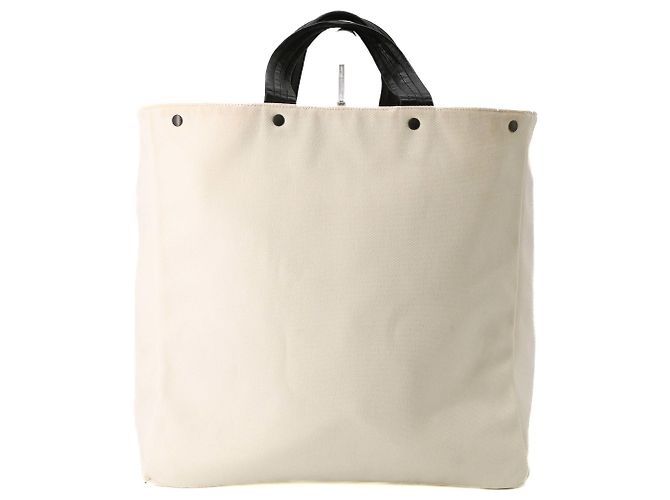 Bottega Veneta Wendbare Canvas Tote Schultertasche - Ansicht 6