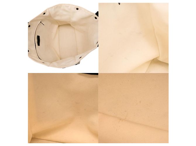Bottega Veneta Wendbare Canvas Tote Schultertasche - Ansicht 9