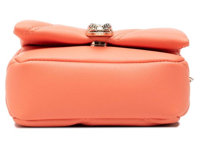 Bulgari Borsa a tracolla con catena Micro Bvlgari Serpenti Cabochon - vista 3