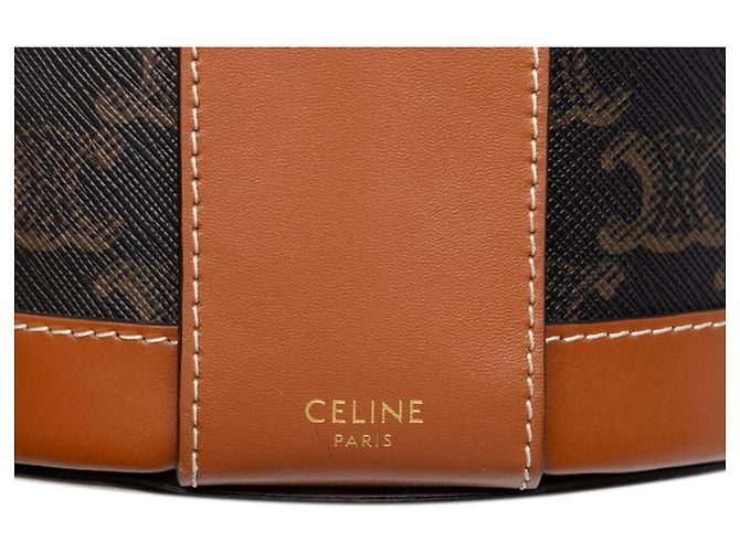 Céline Sac à épaule Celine Triomphe Tambour Medium - vue 5