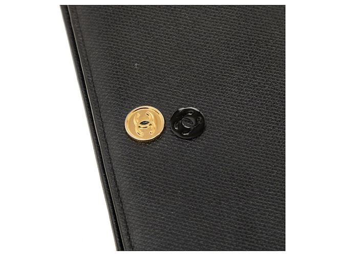 Chanel Coco Mark Button Bi-fold Long Wallet - view 5