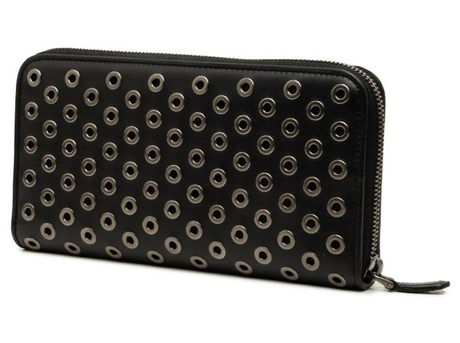 Cartera larga Prada de piel negra - vista 2