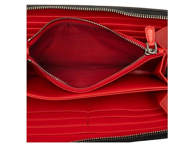Cartera larga Prada de piel negra - vista 4