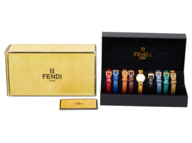 Orologio Fendi Chameleon con cinturino intercambiabile - vista 8